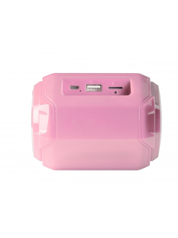 Mars Gaming MSBAXP, Altavoz Bluetooth 5.0 Compacto Rosa