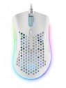 Mars Gaming MMEXW, Ratón Gaming RGB Ultraligero Blanco