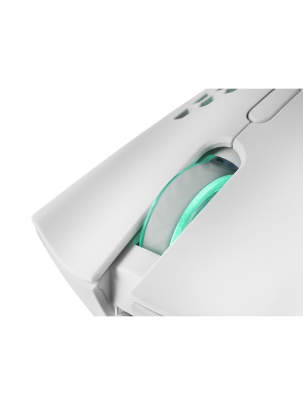 Mars Gaming MMEXW, Ratón Gaming RGB Ultraligero Blanco