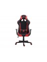 Conceptronic EYOTA04R silla para videojuegos Silla para videojuegos de PC Asiento acolchado Negro, Rojo