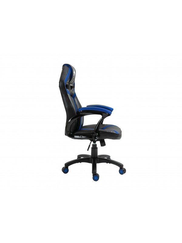 Conceptronic EYOTA05B silla para videojuegos Silla para videojuegos de PC Asiento acolchado Negro, Azul