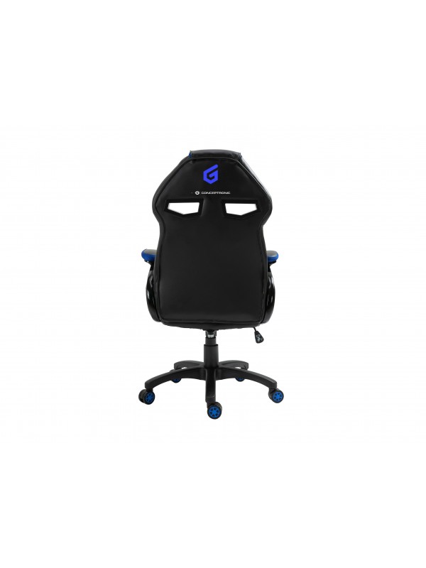 Conceptronic EYOTA05B silla para videojuegos Silla para videojuegos de PC Asiento acolchado Negro, Azul